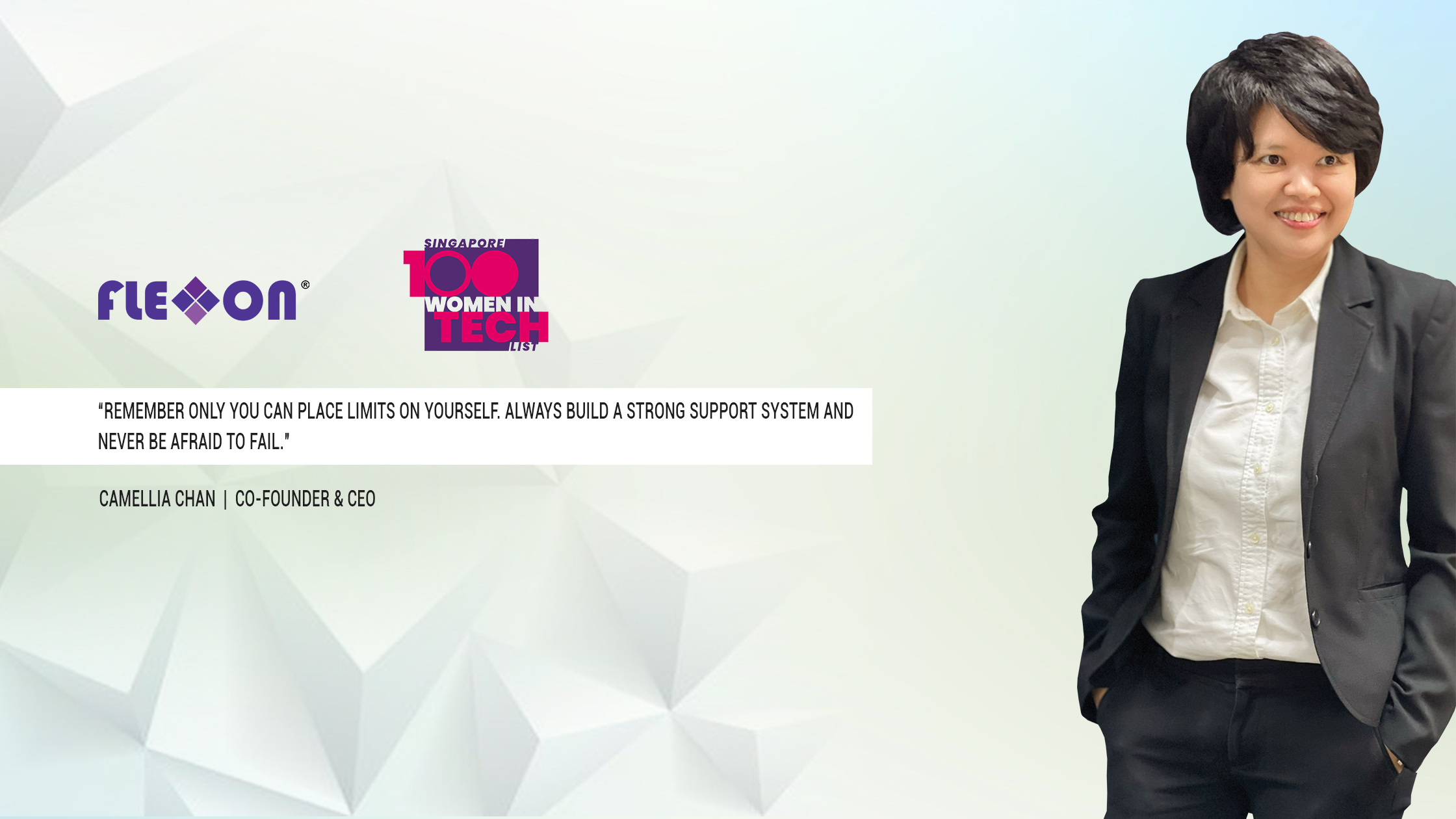 Flexxon CEO Camellia Chan named one of Singapore’s 100 Women in Tech