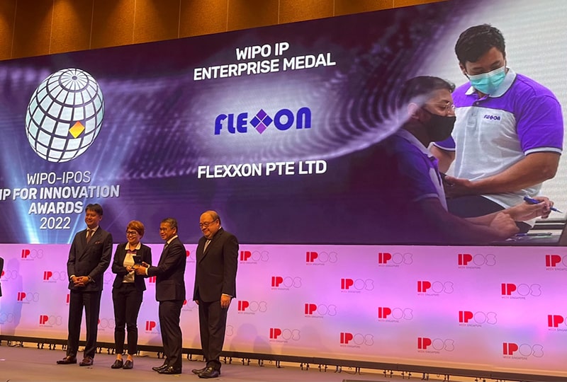 Flexxon Clinches Two Prestigious Awards at 2022 WIPO-IPOS IP for Innovation Awards for Ground-Breaking X-PHY Cybersecure SSD - Flexxon | Leading Industrial Memory & NAND Manufacturer