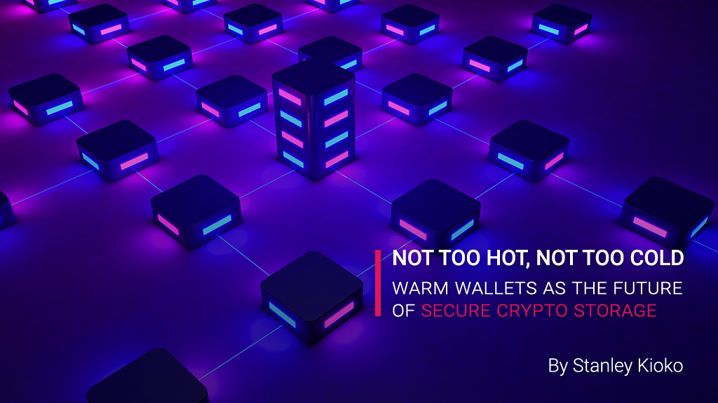 crypto wallet with both hot and cold storage