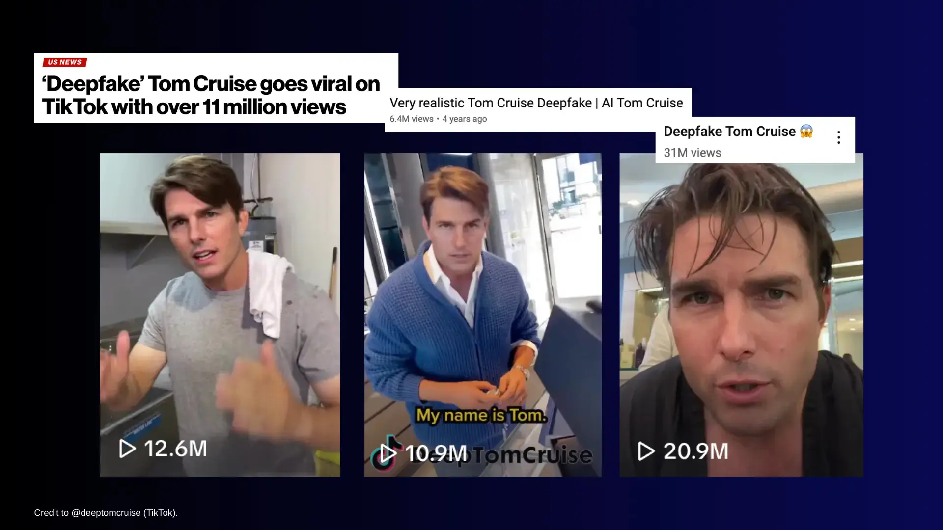 Deepfake Tom Cruise